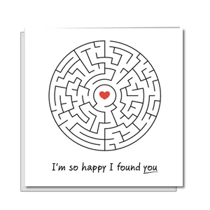 Liebe dich Karte Geburtstag Jahrestag Valentinstag Vermisse dich Freundin - Bild 1 von 5