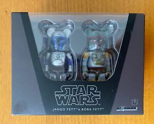 Medicom Bearbrick 100% Star Wars Jango Fett & Boba Fett Box Set from 2013