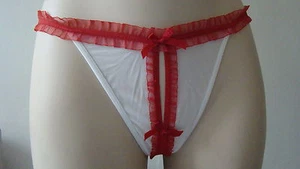 Nuovo Perizoma Aperto Taglia 38 Sexy Giochi Spinto Striptease Erotico Infermiera - Picture 1 of 11