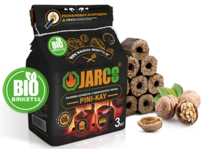 Briquette cerneaux de noix pour barbecue PINI-KAY 3 kg - Bild 1 von 4