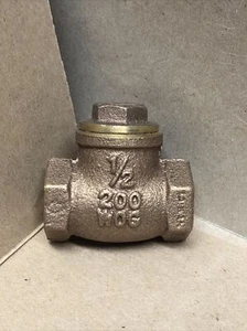 Legend 1/2"X 1/2" FNPT-THREADED 200# WOG Check Valve-1/2" IPS - Picture 1 of 3
