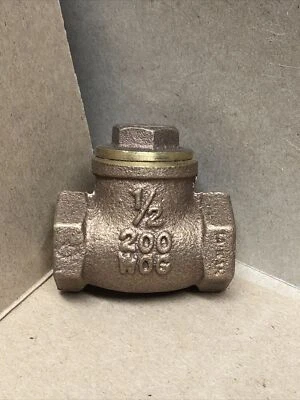 Legend 1/2"X 1/2" FNPT-THREADED 200# WOG Check Valve-1/2" IPS - Image 1 of 3