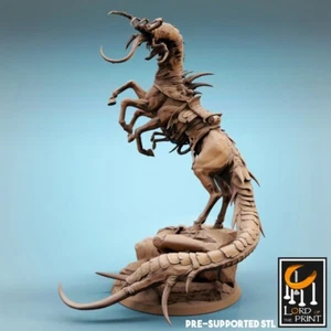 Corrupted Horse | Lord of the Print | RPG D&D Wargaming 3D Printed Mini - Picture 1 of 1