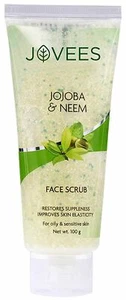 Jovees Jojoba and Neem Face Scrub, 100gm For Oily and Sensitive Skin - Picture 1 of 1