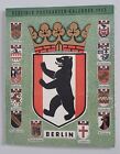 BERLIN Postcards Calendar 1965 PostKarten-Kalender Germany Tiergarten Complete