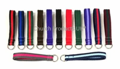 Short Close Control Grab Handle Dog Lead 8" Long With O-ring 25mm Air Webbing - Image 1 of 4