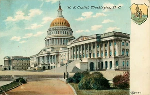 Cartolina Palazzo del Campidoglio di Stato 1907 Washington D.C. - Foto 1 di 2