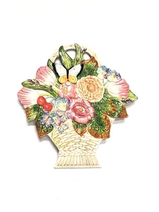 Colgador de pared Fitz and Floyd Old World Rabbits mariposa aplicada en excelente estado! - Imagen 1 de 9