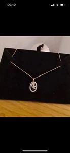 .50 Carat Natural Diamond 9K Pendant And 18K Solid Yellow Gold Italian Chain - Picture 1 of 5