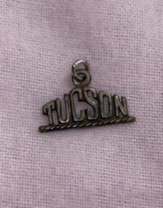 Vintage Sterling Silber TUCSON ARIZONA Charm - Bild 1 von 4