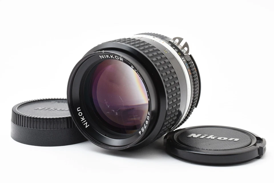 🚀🎁《Near MINT》Nikon Ai-s Ais Nikkor 85mm F/2 Portrait MF Lens From JAPAN✈✈✈✈✈✈✈ - Image 1 of 4