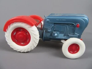 C122 Vintage Somepa France Grand Tracteur Agricole Porsche Plastique L 30 cm - Imagen 1 de 13