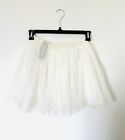 JODHPUR"" skirt, size 12 years old, white tulle, NEW