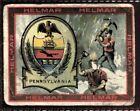 Helmar Cigarettes, State Seals & National Coats Of Arms, T107, 1910,Pennsylvania