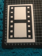Scrapbooking Die Cuts / Punch FILM STRIP  Shape " X 4 BLACK