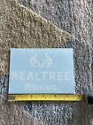 Realtree Real Tree Fishing Antlers White Sticker Decal Outdoor Backpacking 5.5”
