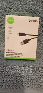 BELKIN MIXIT Micro-USB to USB Charging / Sync Cable 4 ft White - Picture 1 of 6
