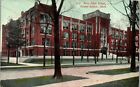 Vintage MI Postcard New High School Grand Rapids Posted 1912