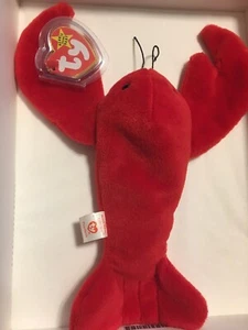 RARE Ty Beanie Baby Pinchers the Lobster - Tag Errors & PVC Pellets Collectible - Picture 1 of 10