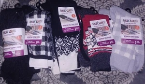 Lot Of 5 Muk Luk Tall Boot Crew Over The Knee Socks - Picture 1 of 1