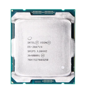 Intel Xeon E5-2667 v4 3.2GHz 8C16T 135W 25MB CPU - SR2P5 - Picture 1 of 5