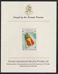 31110  - MALDIVES 1976 OLYMPICS - BOBSLEIGH  on FORMAT INTERNATIONAL PROOF CARD