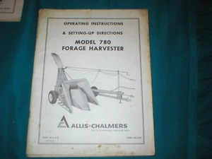 Allis Chalmers Operators Manual 780 Feldhäcksler - Bild 1 von 1
