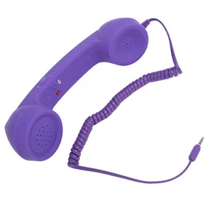 (violett)-Telefonhörer Retro-strahlungssicherer Wiederaufladbarer - Bild 1 von 22