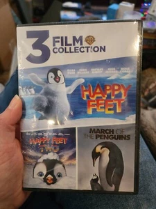 Happy Feet / Two 2 / March Of The Penguins (DVD 3-Film 2-Disc) Family NEW - Picture 1 of 2