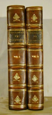 Fenelon. The Adventures De Telemaque Fils D'ulisse. 1778 Calf fold map 2vols - Image 1 of 4