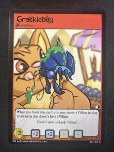 Neopets Gracklebug 28/100 Lost Desert Item Non Holo Rare - Bild 1 von 2