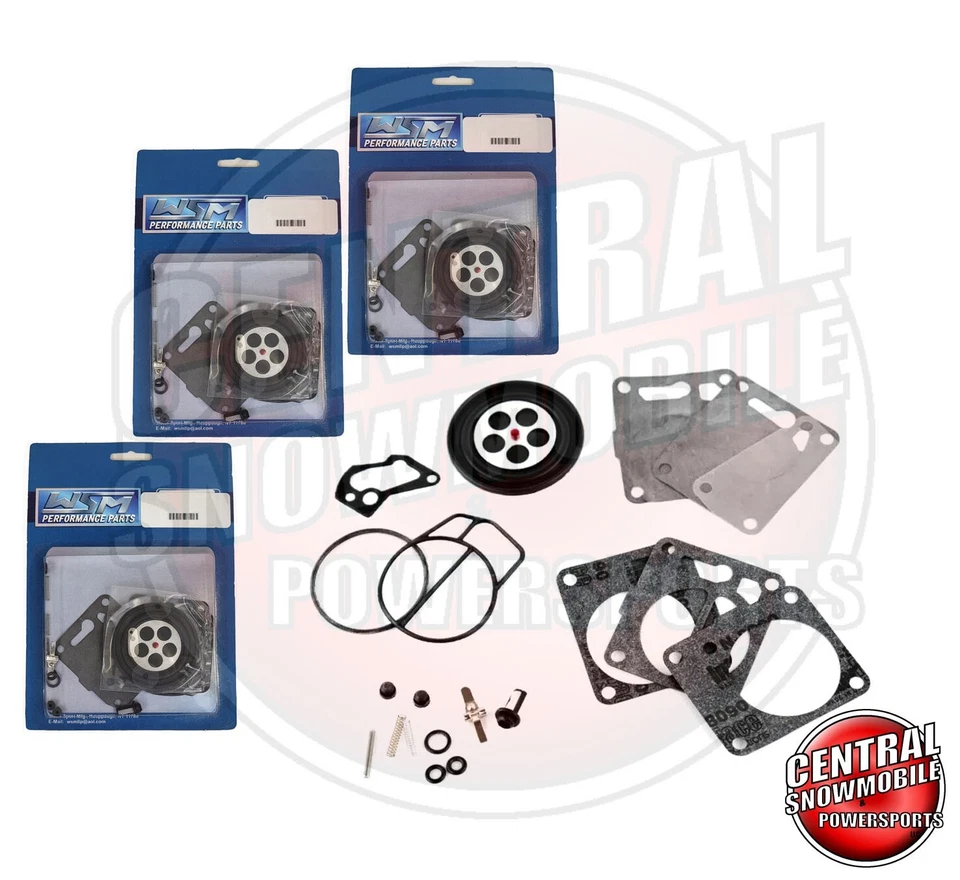 3x Kits de reparación de carburadores Mikuni SBN 38/44/46mm Sea-Doo Polaris Yamaha Kawasaki PWC Foto 1 de 1