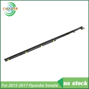 Para Hyundai Sonata 2015-17 guardabarros delantero superior izquierdo borde de moldeo cromado - Imagen 1 de 7