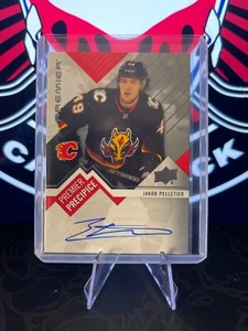 23-24 Premier Hockey Premier Precipice Rookie Auto PPR-JP Jakob Pelletier - Imagen 1 de 2