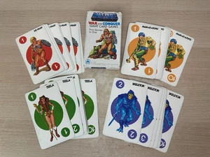 Masters of the Universe War & Conquer Giant Juego de Cartas 1983 He-Man MOTU FALTA 1 - Imagen 1 de 13