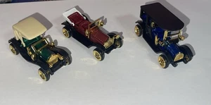 VNTG Diecast Miniature High Speed Antique Cars HF9085 HF9086 HF9087 Set of 3(C7) - Picture 1 of 5