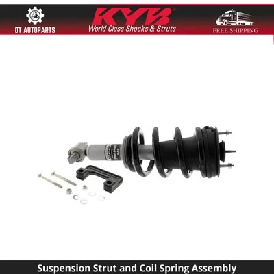 Передняя стойка подвески и пружина катушки в сборе для 14–18 GMC Sierra 1500 4WD KYB - Изображение 1 из 4