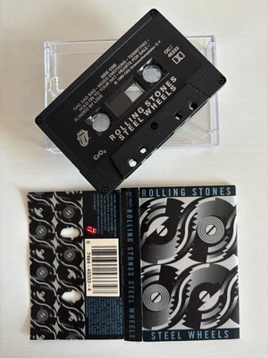 THE ROLLING STONES - STEEL WHEELS (RARE CANADIAN ISSUE CASSETTE TAPE) - Image 1 of 4