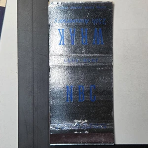 WRAK Williamsport NBC 1950-1975 25th Anniversary Silver Foil Matchbook - Bild 1 von 3