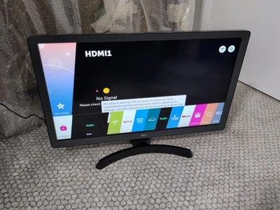 LG 24LM530S 24" IPS LED Smart TV Monitor - Black, Includes Remote And Power - Image 1 of 4