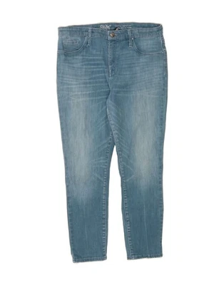 Pantalones de mezclilla MOSSIMO para mujer talla alta talla grande EE. UU. 12 W30 L26 azul CX03 Foto 1 de 3