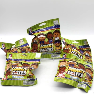 Lote de 5 NBA Squeezy Mates Serie 3 por PARTY ANIMAL Sellado de Fábrica Foto 1 de 2