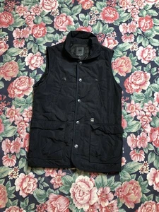 G Star Raw Herren WMNS Unisex Weste Schwarz Gr. M Winter 90s Y2K RCT AUSTIN GILET - Bild 1 von 14