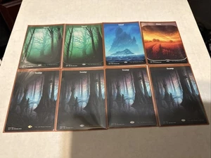 8 Unstable Full Art Basic Land Set Non Foil MTG UST John Avon NM - Picture 1 of 1