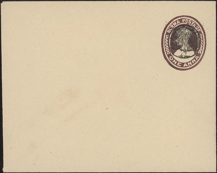 БИРМА 1942. Конверт бирманская армия H&G IB2, как новый - Изображение 1 из 1