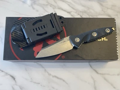 Microtech SOCOM Alpha Mini Warcom 93M-10 M390, CF Kydex, S/N 019 (11/2022) - Image 1 of 4