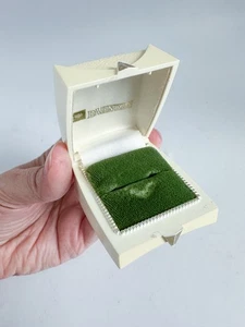 Vintage ART DECO Ring Präsentationsbox, grün innen - Bild 1 von 11
