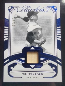 Whitey Ford 2024 Panini Flawless Legendary Memorabilia Baseball Card 14/15 - Picture 1 of 11
