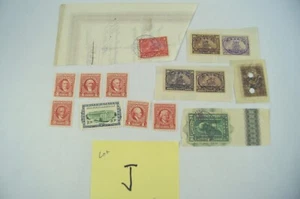 LOT (14) United States Internal Revenue Documentary Stamps Some Unused 1900 E111 - Picture 1 of 5