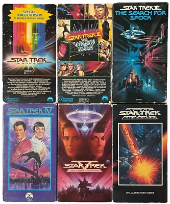 Star Trek VHS Movie Lot I-VI - Image 1 of 4